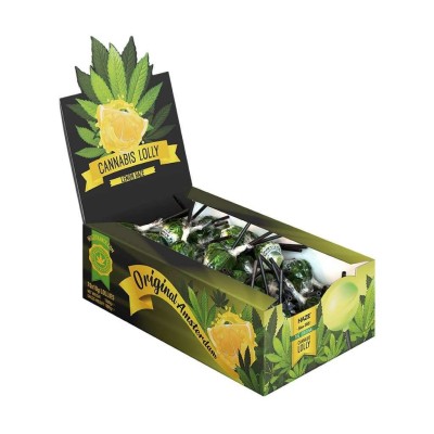 Sucette cannabis citron -...