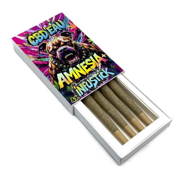 Infustick CBD Amnesia 7% - Lot de 4 sticks