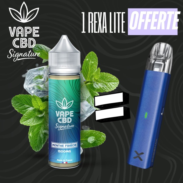 Eliquide CBD Menthe Fraîche Vape CBD Signature 50ml