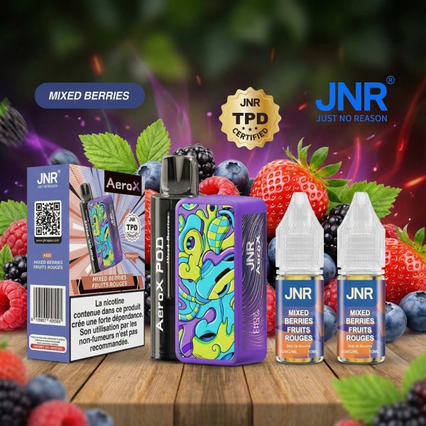 Puff AeroX 32K JNR Mixed Berries - 2% nicotine