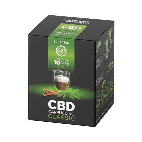 Cappuccino Classic au CBD 10mg – 10 sachets | MULTITRANCE