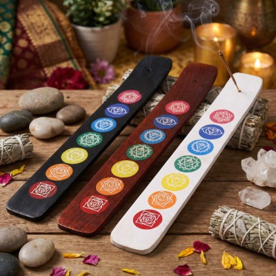 Porte-Encens Chakra Bois...