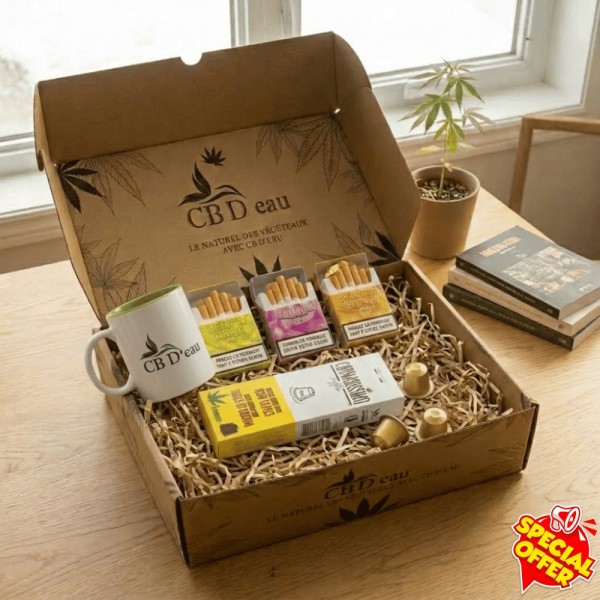 Pack CBD Pause Café - Mug + Café Chanvre + 3 Cigarettes CocoriBud